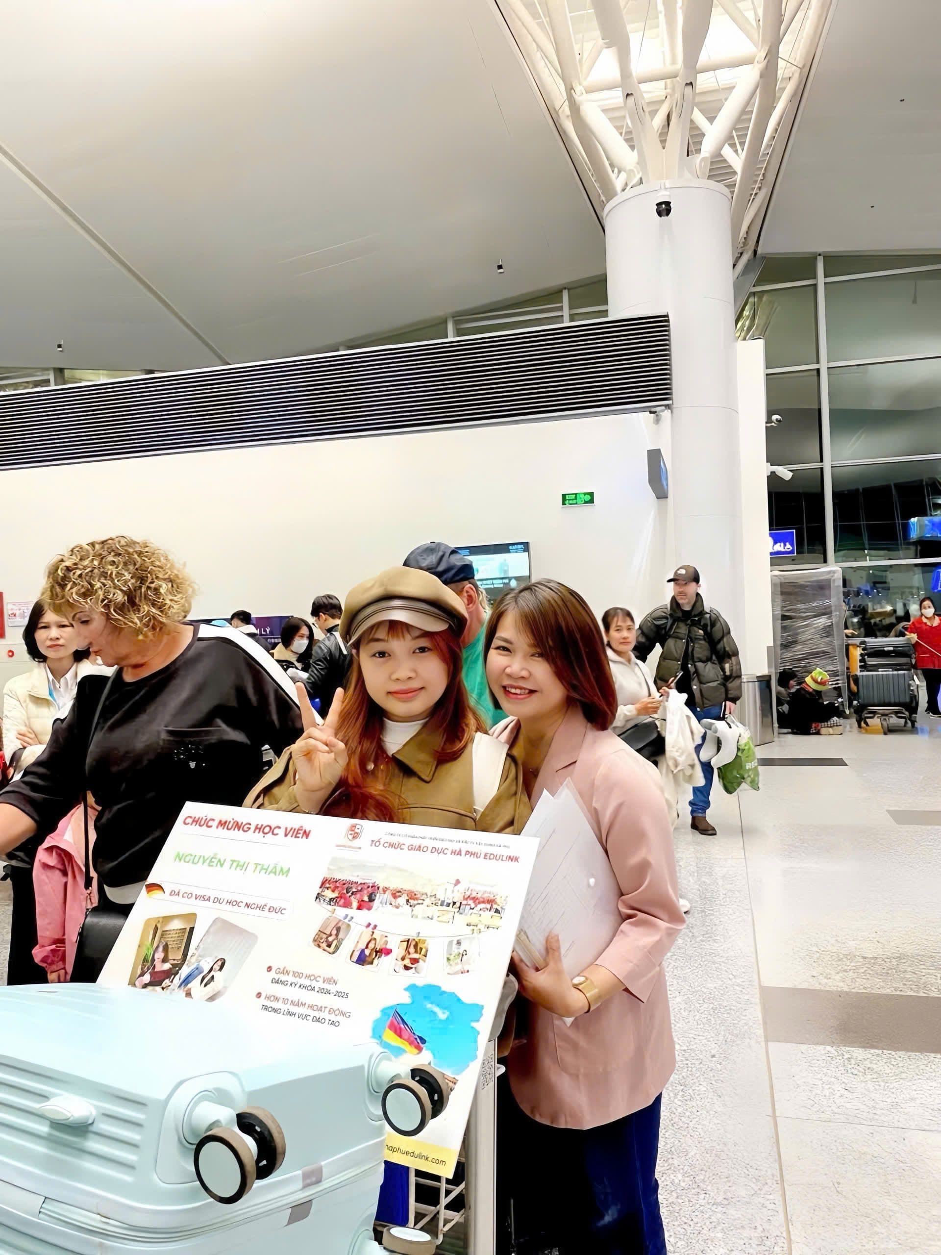 Để có được tấm vé bay sang Đức, học viên Nguyễn Thị Thắm đã trải qua một quá trình chuẩn bị kỹ lưỡng