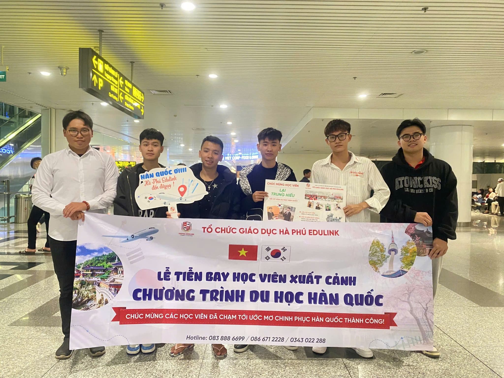 Hà Phú Edulink chúc Hiếu luôn khỏe mạnh, học tập tốt và nhanh chóng hòa nhập với cuộc sống mới tại Hàn Quốc