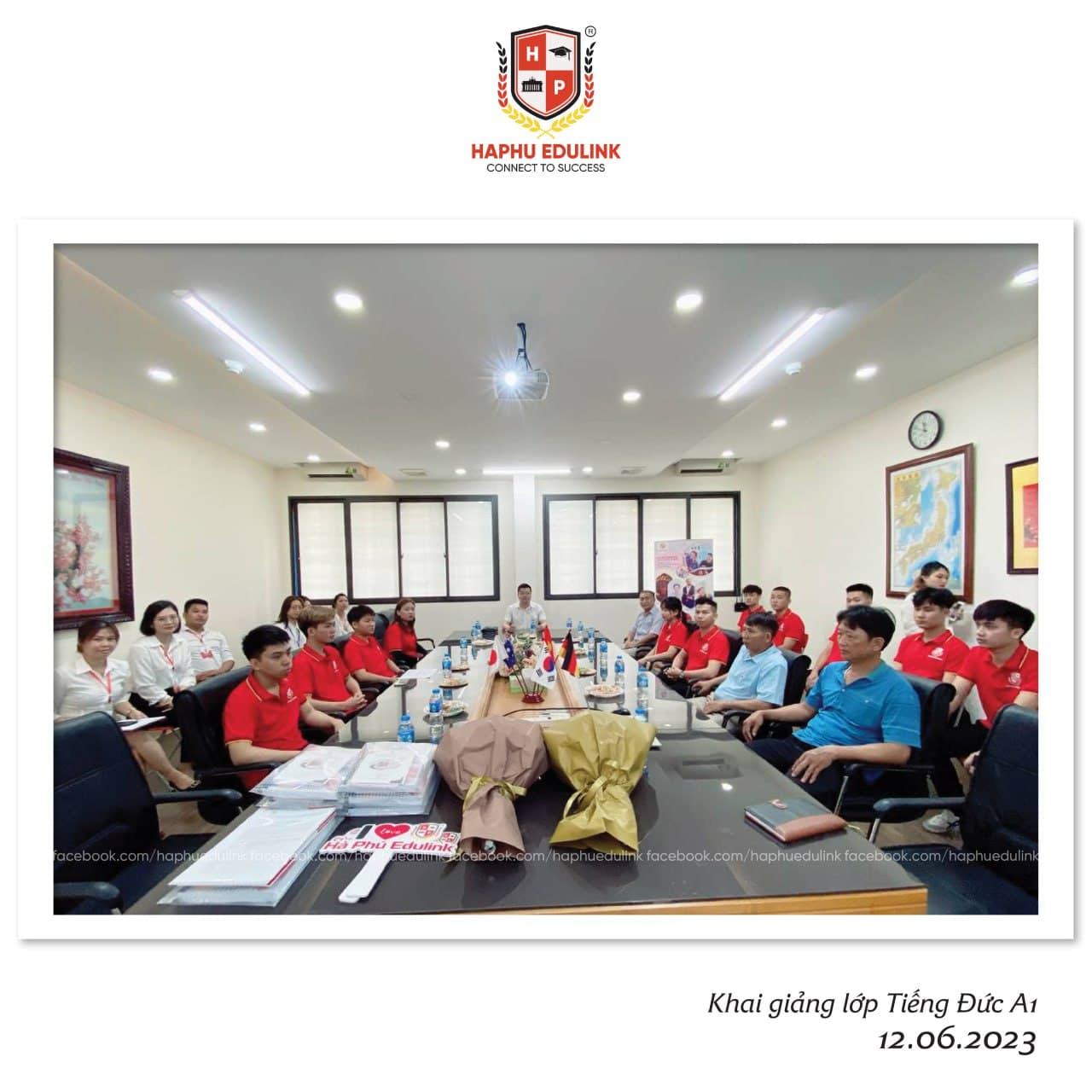 Khai giảng khóa học viên du học nghề Đức đầu tiên tại Hà Phú Edulink