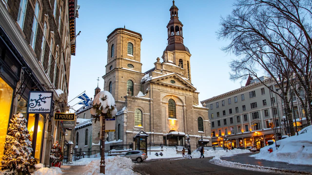 Quebec City chính là điểm đến lý tưởng cho kỳ nghỉ đông của du học sinh khi mùa đông đến.