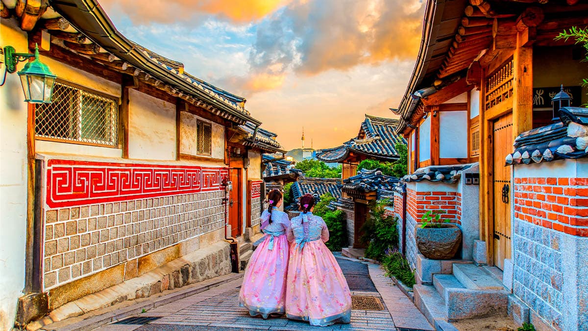 Hanbok là trang phục truyền thống Hàn Quốc - nét đẹp văn hóa tiêu biểu của Hàn Quốc.