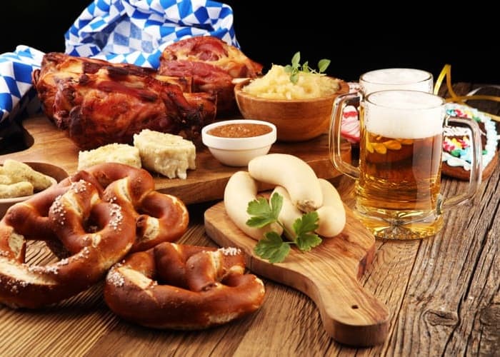 Văn hóa ẩm thực nước Đức được kết hợp bởi rất nhiều nguyên liệu khác nhau